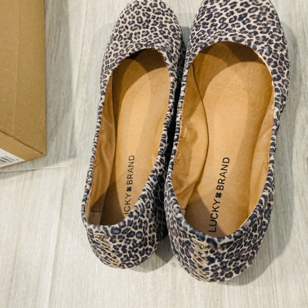 Lucky Brand Leopard Ballet Flats